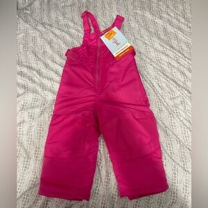 Cat & Jack Pink Kids Snow Bib